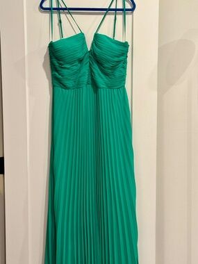 Emerald Green Xscape Chiffon Gown